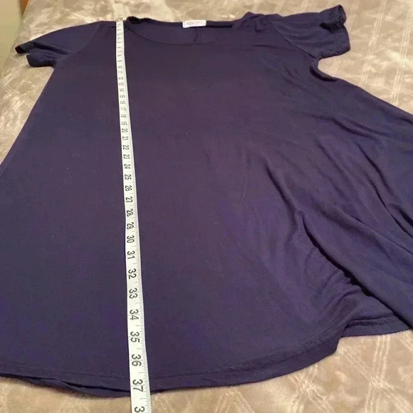 Belaroi Navy Blue 1X Short Sleeve Dress. - Picture 8 of 8